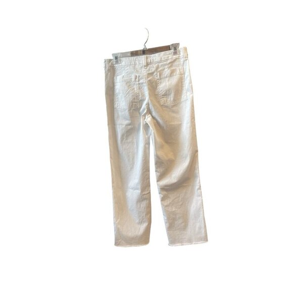 NEW Frank & Eileen Women’s Blackstone Crop Utility Pants in Chalk Size 4 - Picture 9 of 13